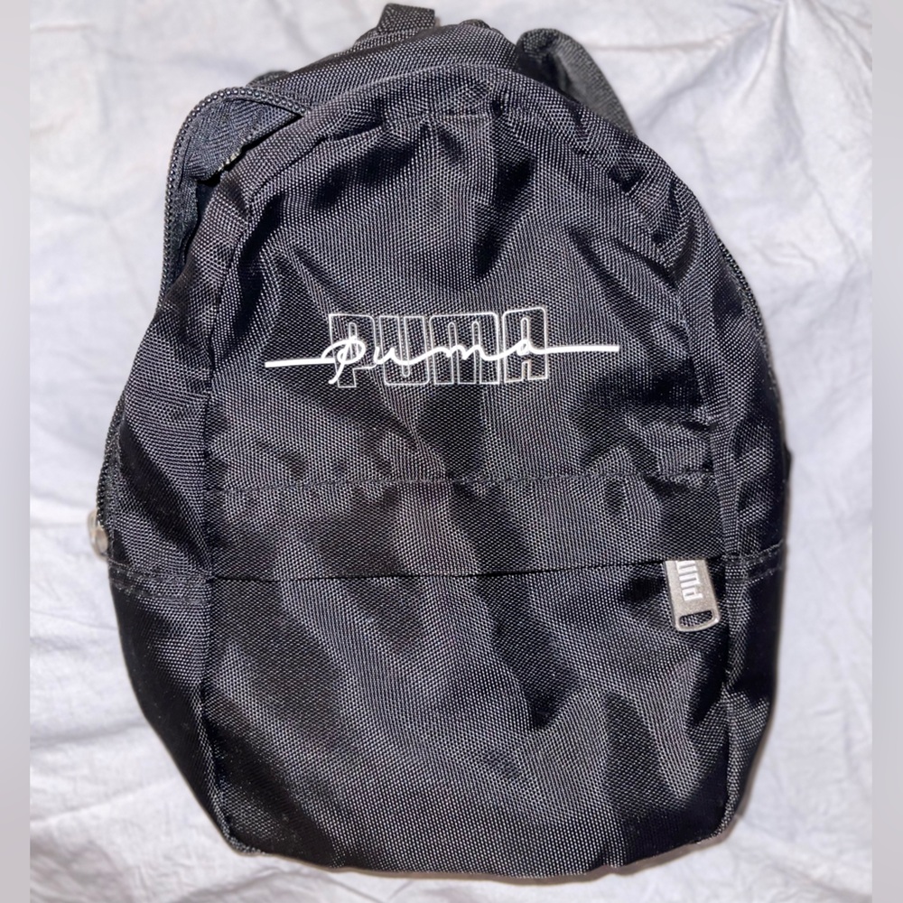 Puma Black mini backpack